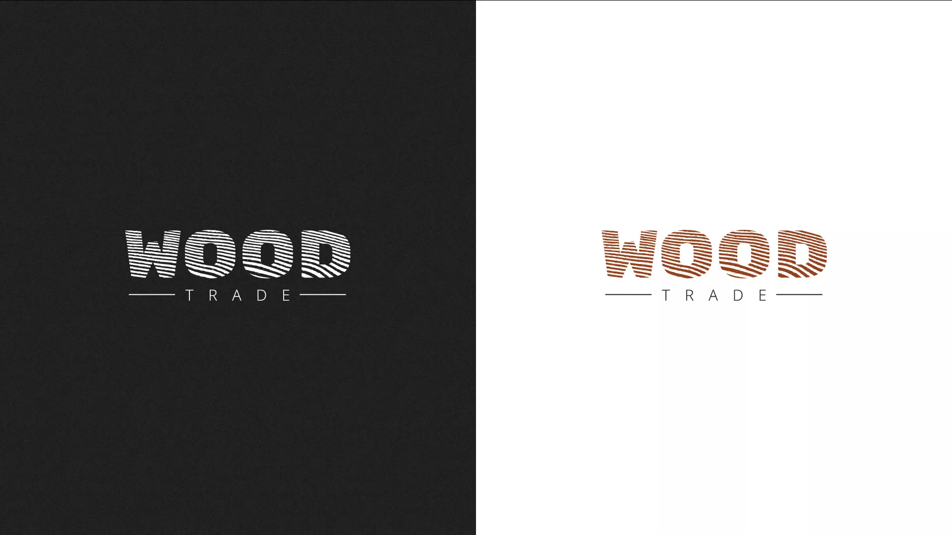 Разработка логотипа для компании «Wood Trade» в Шали