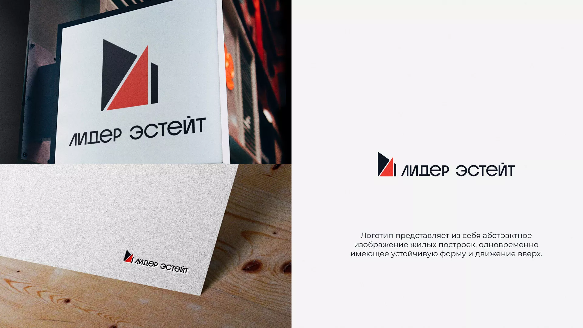 Сделали логотип для агентства недвижимости «Лидер Эстейт» в Шали